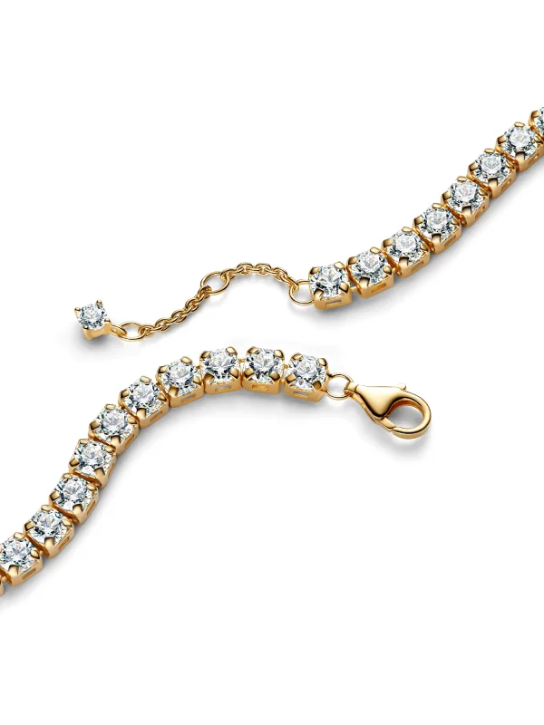 (image for) Pandora Sparkling Bold Tennis Bracelet - 563539C01 - View 4