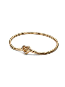 PANDORA Moments Sparkling Heart Clasp Bracelet 563758C01 (image for) PANDORA Moments Sparkling Heart Clasp Bracelet 563758C01