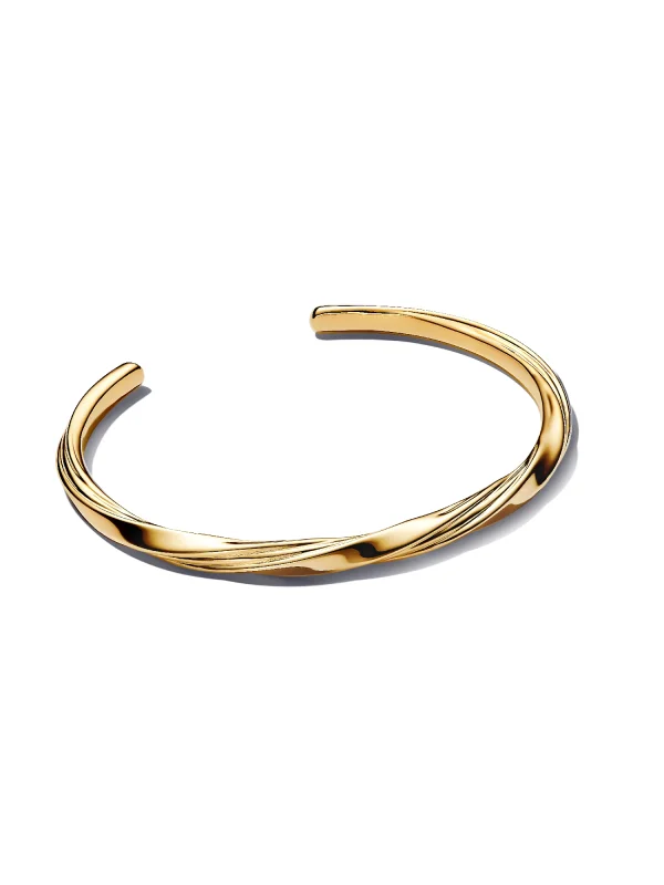 (image for) Pandora Twisted Open Bangle - 563869C00 - View 4