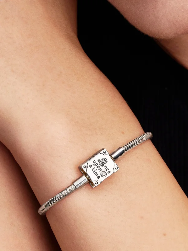 (image for) Pandora Disney Princess Storybook Lab-grown Diamond Snake Chain Bracelet - 56437 - View 2