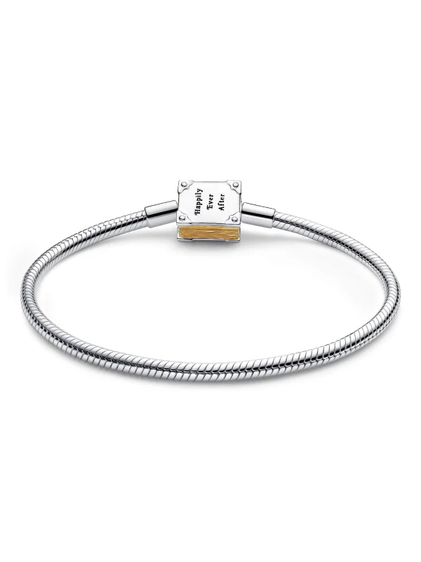 (image for) Pandora Disney Princess Storybook Lab-grown Diamond Snake Chain Bracelet - 56437 - View 3