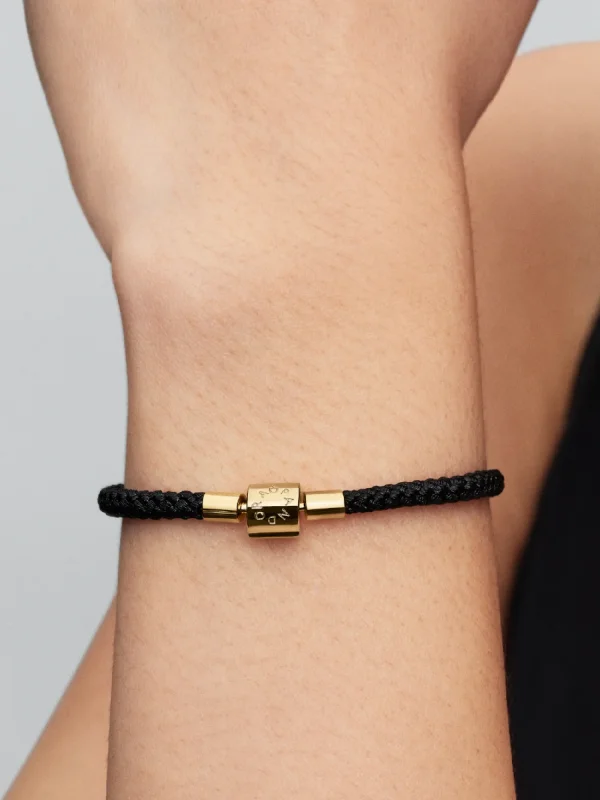 (image for) Pandora Shimmering Black Cord Bracelet - 564530C01 - View 2