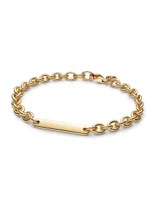 (image for) PANDORA Engravable Bracelet 569523C00 | 14k Gold Plating