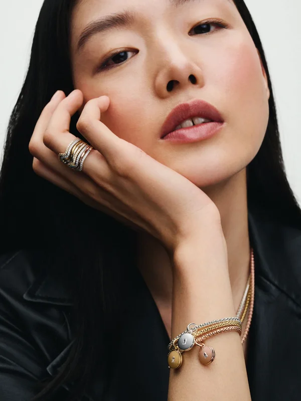 (image for) Pandora Studded Chain Slider Bracelet - 583090C00 - View 4