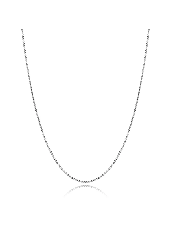(image for) PANDORA Classic Necklace 590412 Sterling Silver Chain - View 4