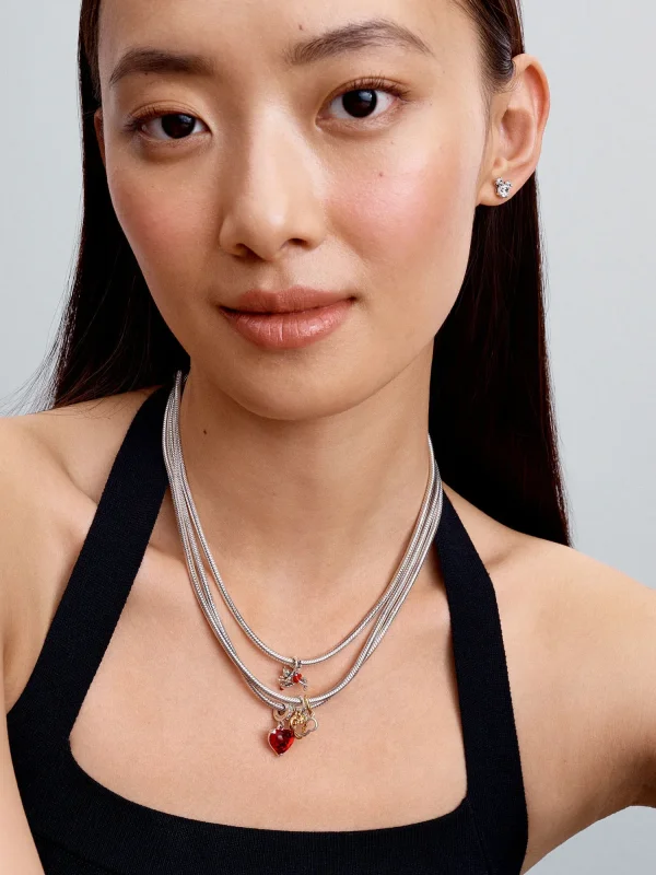 (image for) Pandora Moments Snake Chain Necklace - 590742HV - View 6