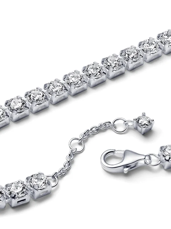 (image for) Pandora Sparkling Bold Tennis Bracelet - 593539C01 - View 4