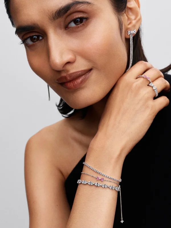 (image for) Pandora Sparkling Tennis Bracelet - 593927C01 - View 4