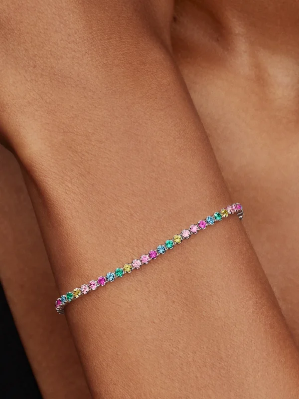 (image for) Pandora Rainbow Tennis Bracelet - 593927C03 - View 2