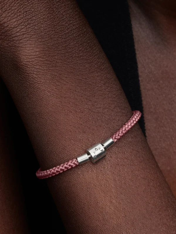 (image for) Pandora Shimmering Pink Cord Bracelet - 594530C01 - View 2