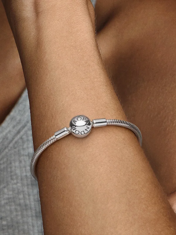 (image for) Pandora Moments Snake Chain Bracelet - 594595C00 - View 2