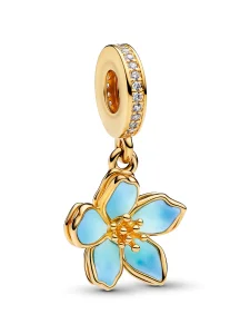 (image for) Pandora Blue Blossom Dangle Charm - 760667C01