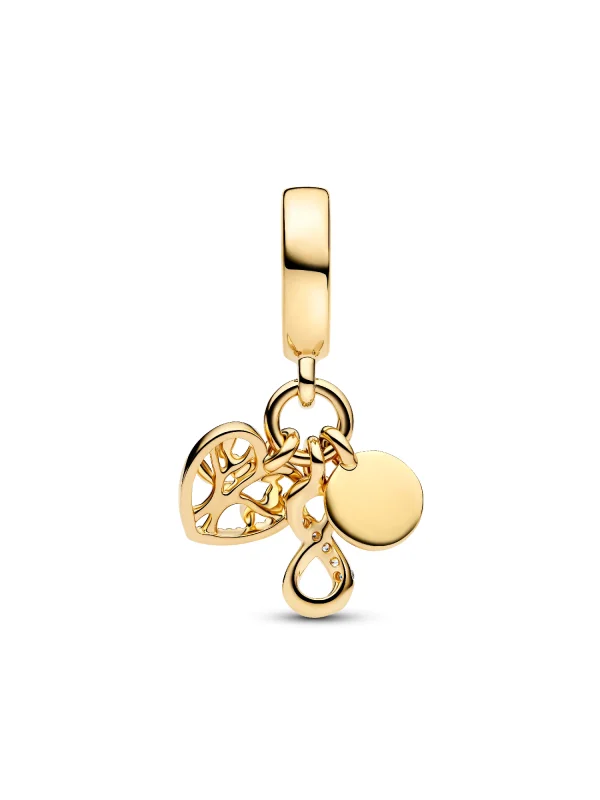 (image for) Pandora Family Infinity Triple Dangle Charm - 762201C01 - View 4