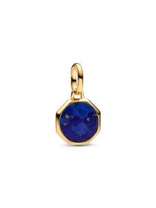 (image for) Pandora Blue Engravable Mini Medallion Charm - 763388C01