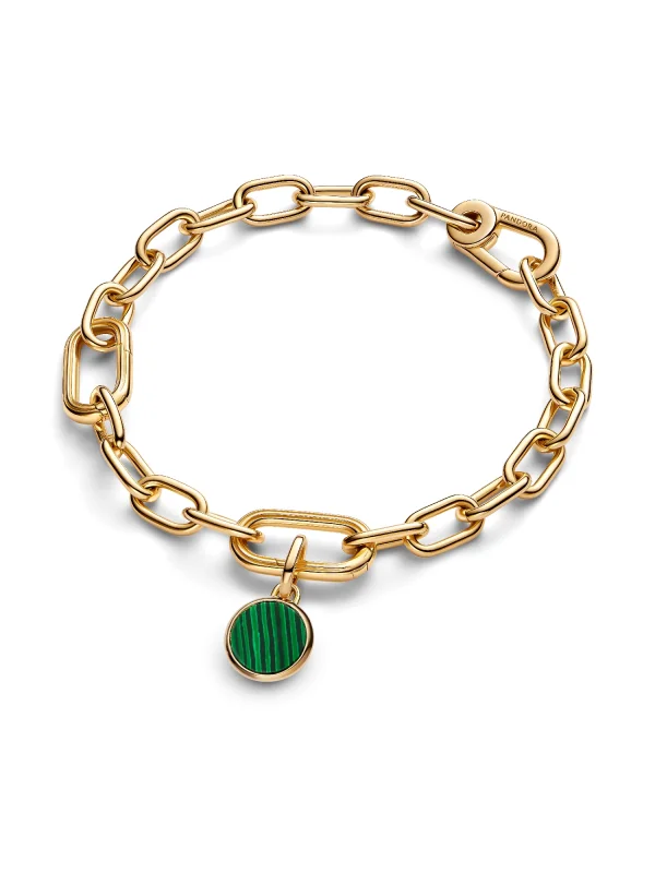 (image for) Pandora Green Engravable Mini Medallion Charm - 763389C01 - View 7