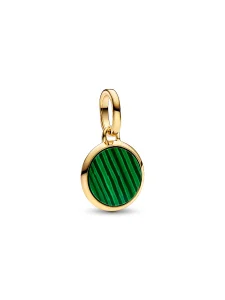 (image for) Pandora Green Engravable Mini Medallion Charm - 763389C01