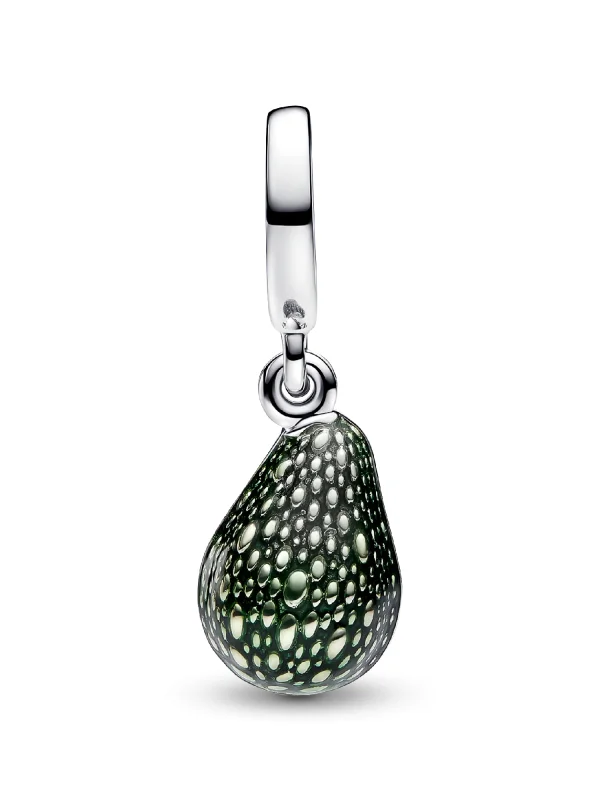 (image for) PANDORA Avocado Charm 763405C01 | Double Dangle Charm - View 3
