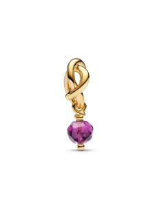 (image for) Pandora Faceted Purple Eternity Circle Dangle Charm - 763462C02