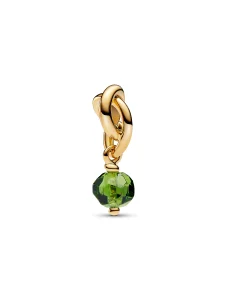 (image for) Pandora Faceted Spring Green Eternity Circle Dangle Charm - 763462C08