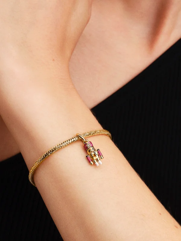 (image for) Pandora Moveable Nutcracker Dangle Charm - 763583C01 - View 2