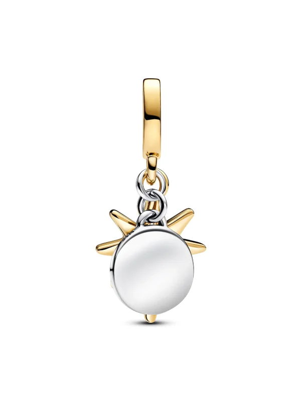 (image for) Pandora Engravable North Star Lab-grown Diamond Dangle Charm - 763588C01 - View 6