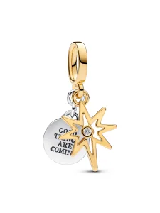 (image for) Pandora Engravable North Star Lab-grown Diamond Dangle Charm - 763588C01