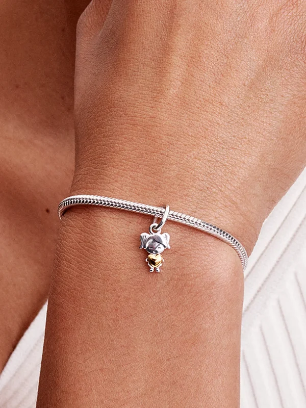 (image for) Pandora Happy Girl Dangle Charm - 763601C00 - View 2