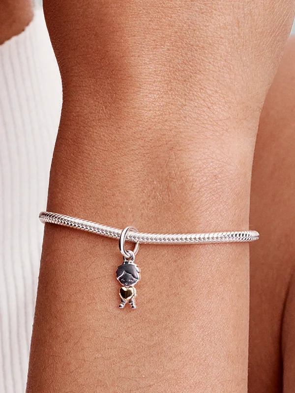 (image for) Pandora Happy Boy Dangle Charm - 763602C00 - View 2