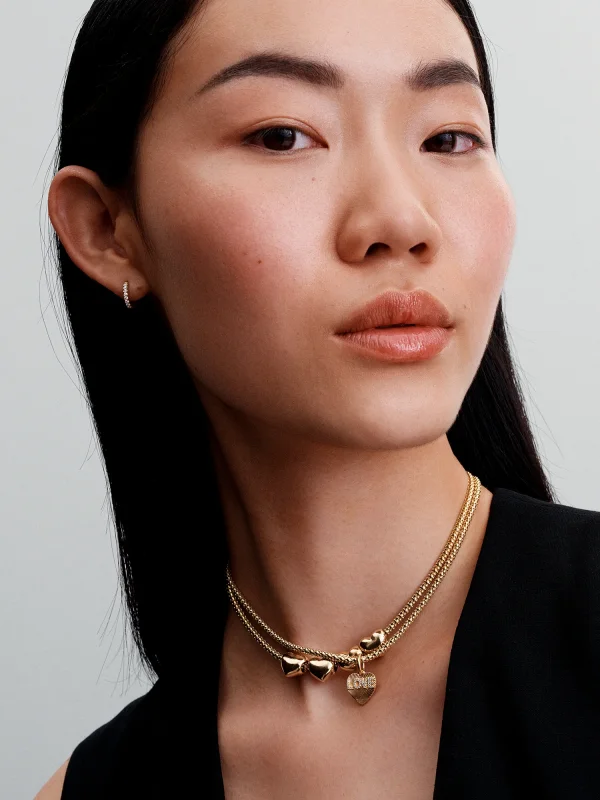 (image for) Pandora Engravable Love Heart Dangle Charm - 763604C01 - View 5