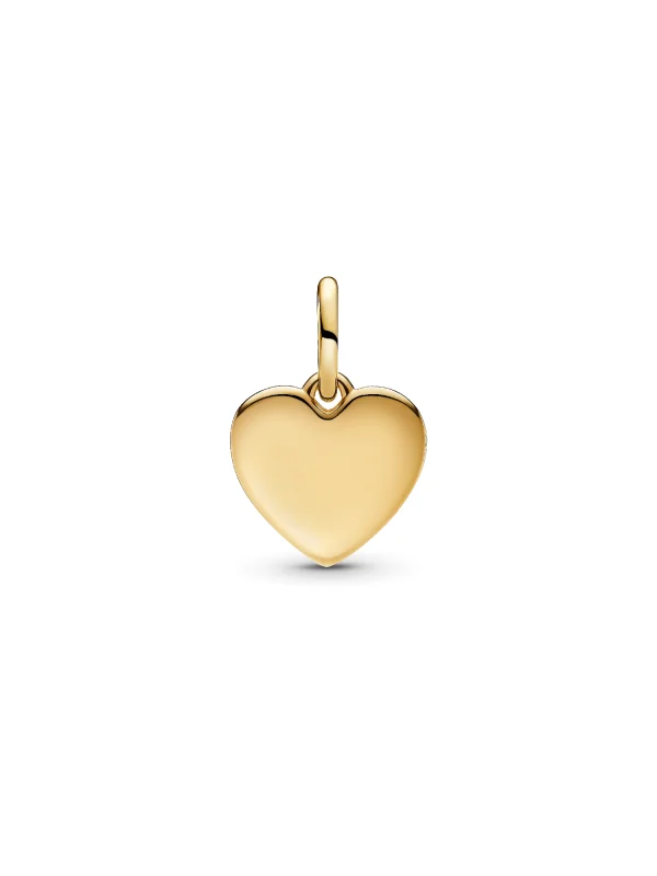 (image for) Pandora Engravable Love Heart Dangle Charm - 763604C01 - View 6