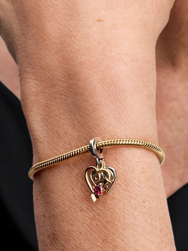 (image for) Best Anniversary Gift PANDORA Heart Charm Silver - View 2