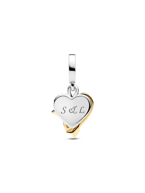 (image for) Best Anniversary Gift PANDORA Heart Charm Silver - View 3