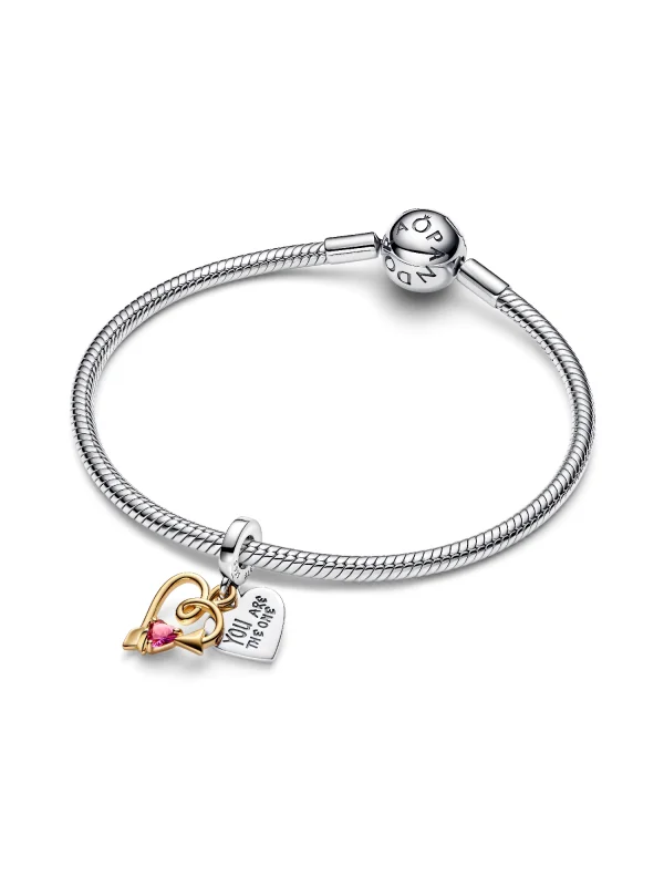 (image for) Best Anniversary Gift PANDORA Heart Charm Silver - View 6