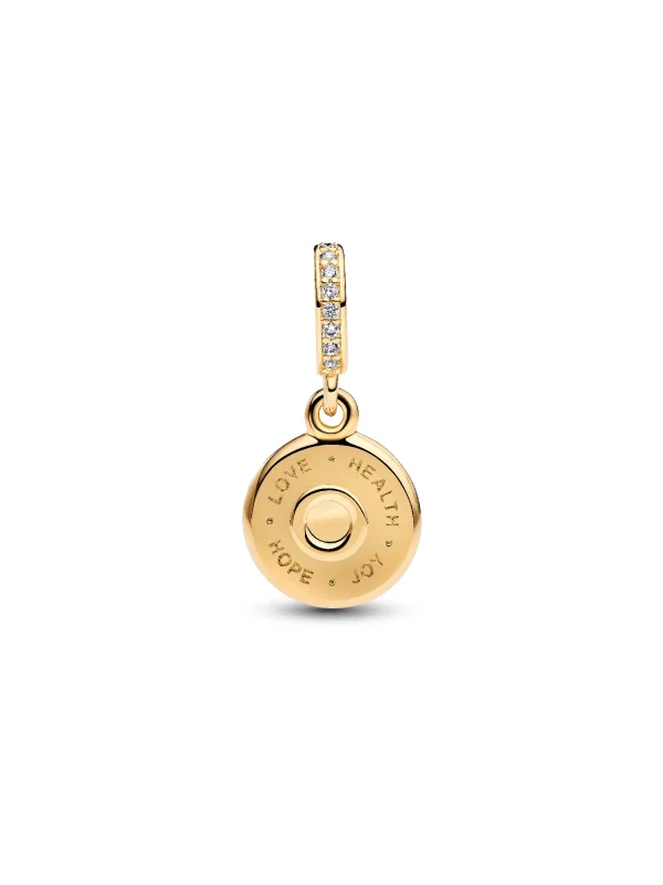 (image for) Happy Birthday Cake Charm PANDORA 763787C01 | 14k Gold… - View 5
