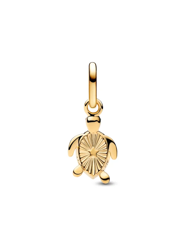 (image for) Pandora Green Turtle Mini Dangle Charm - 763823C01 - View 5