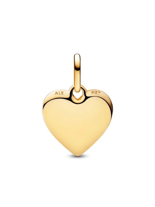(image for) Pandora Engravable Heart Medallion Charm - 763824C00 - View 6