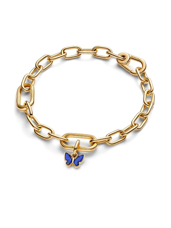 (image for) Pandora Blue Butterfly Mini Dangle Charm - 763825C01 - View 4