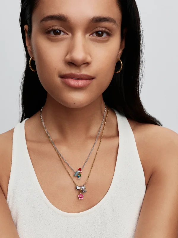 (image for) Moana PANDORA Charm 763845C01 | Disney Flower Dangle - View 4