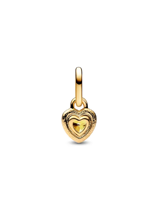 (image for) Pandora Heart Mini Dangle Charm - 763862C01 - View 4