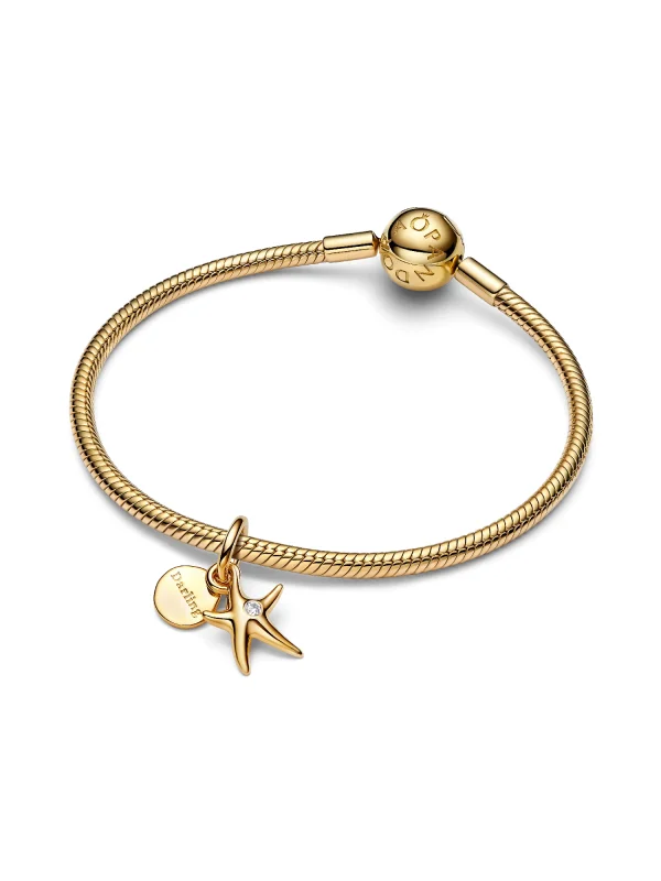 (image for) Pandora Starfish Double Dangle Charm - 763892C01 - View 6