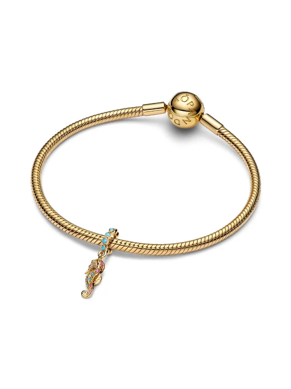 (image for) PANDORA Seahorse Charm 763895C01 | Cubic Zirconia Dangle - View 3