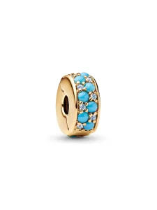 (image for) Pandora Aqua Blue Clip Charm - 763902C01