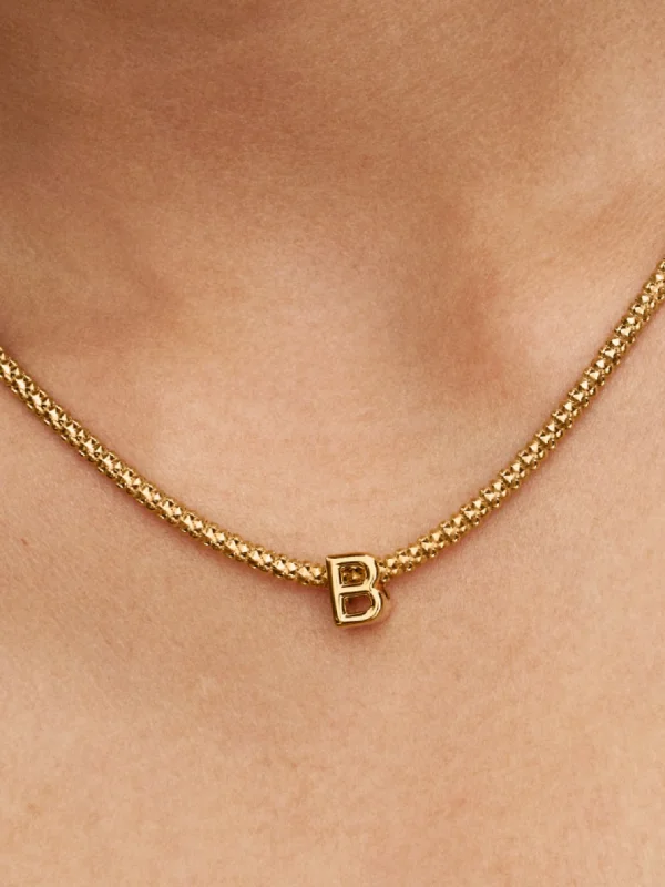 (image for) PANDORA Alphabet Charm B Letter 763948C00 | PANDORA - View 2