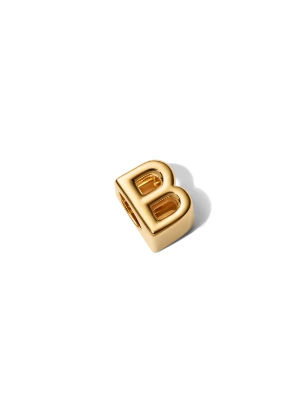(image for) PANDORA Alphabet Charm B Letter 763948C00 | PANDORA - View 6