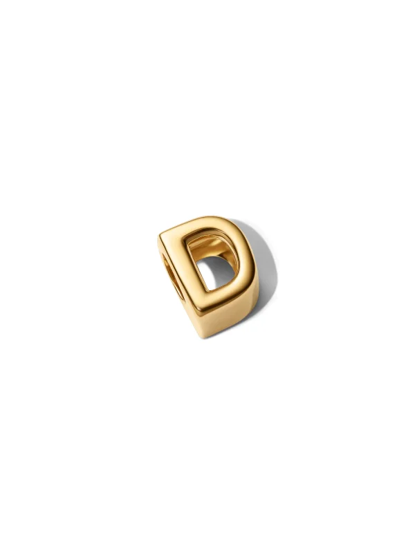 (image for) Pandora Letter D Alphabet Charm - 763950C00 - View 5