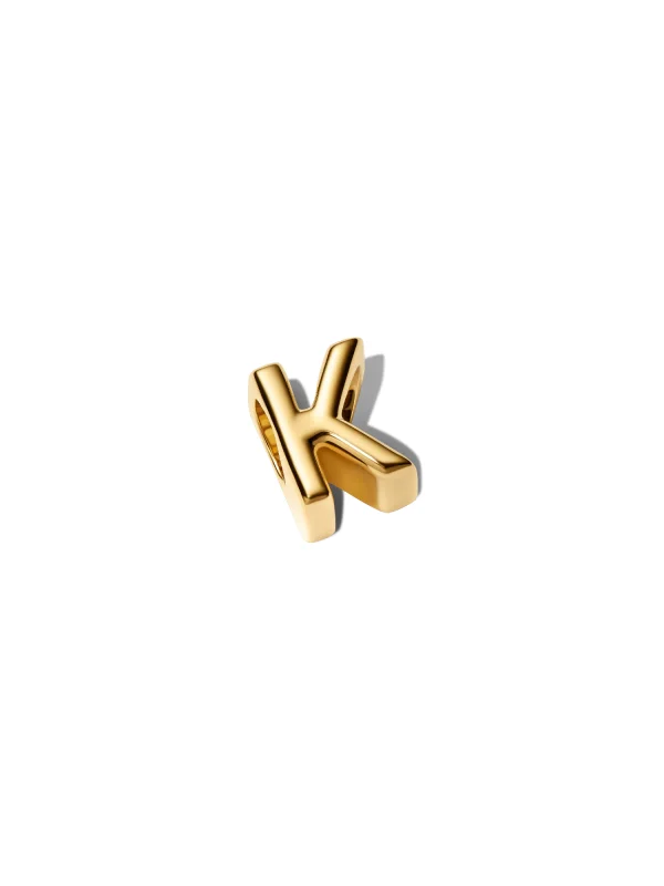 (image for) Pandora Letter K Alphabet Charm - 763957C00 - View 5