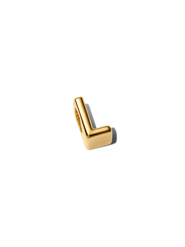 (image for) Pandora Letter L Alphabet Charm - 763958C00 - View 4