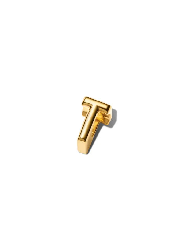 (image for) Pandora Letter T Alphabet Charm - 763966C00 - View 5