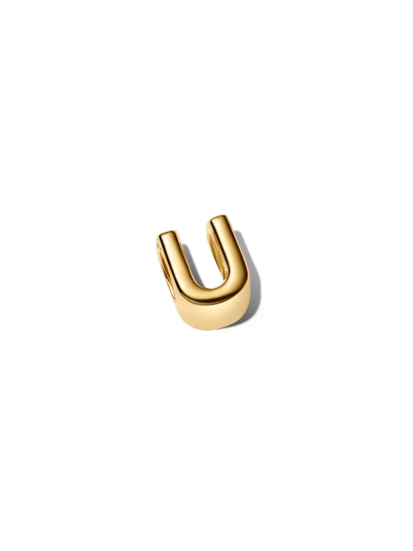 (image for) Pandora Letter U Alphabet Charm - 763967C00 - View 5