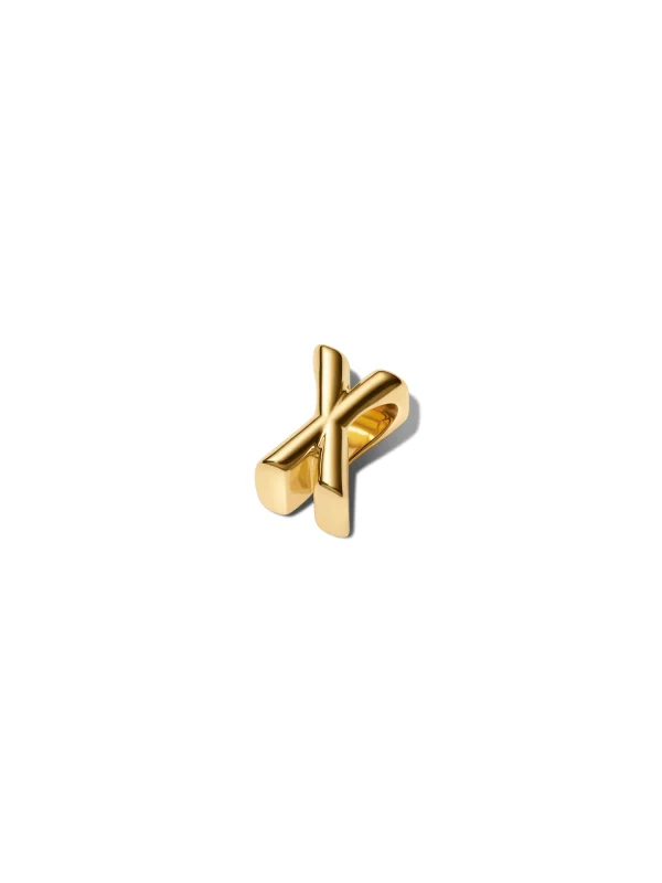 (image for) Pandora Letter X Alphabet Charm - 763970C00 - View 4